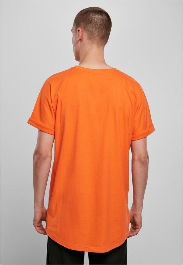 UC Men Tangerine T-shirt with a long shape