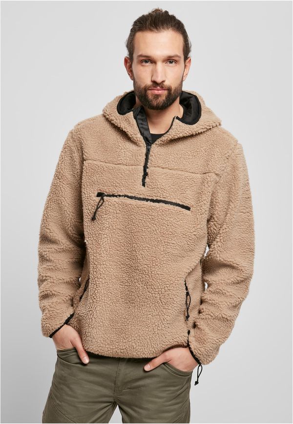 Brandit Teddyfleece Worker Pullover Jacket camel