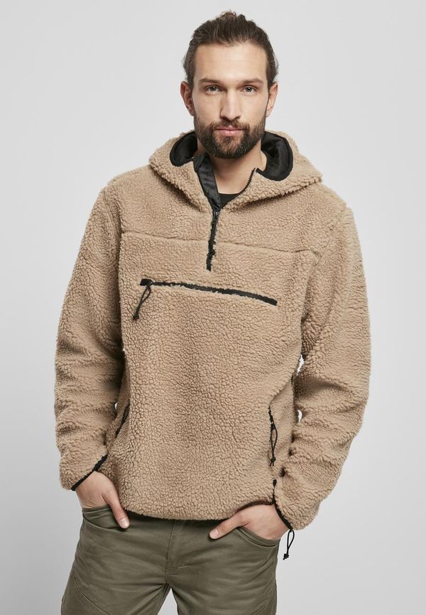 Brandit Teddyfleece Worker Pullover Jacket camel