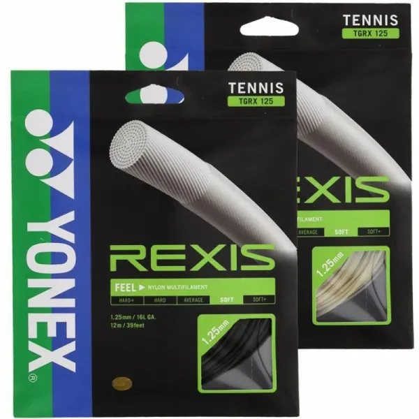 Yonex Tenisový výplet Yonex  Rexis Black  1,25 mm