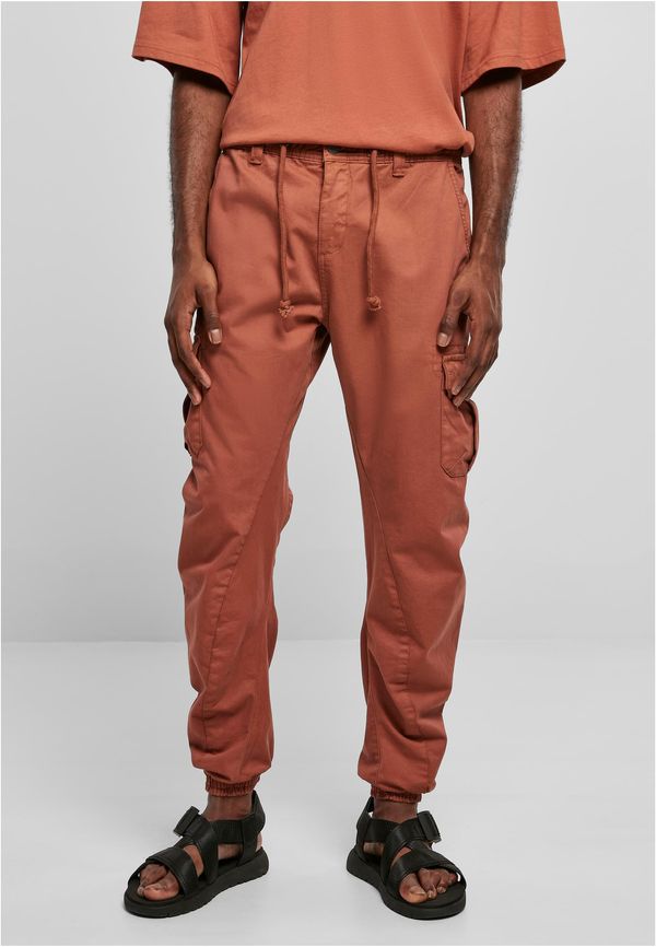 UC Men Terracotta Cargo Jogging Pants