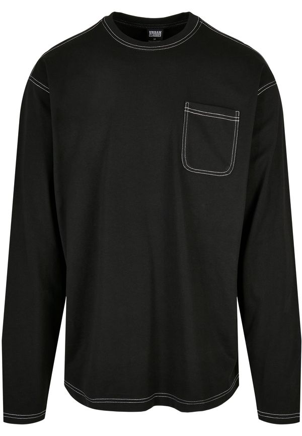 Urban Classics Thick oversized contrast stitch with long sleeves black/white