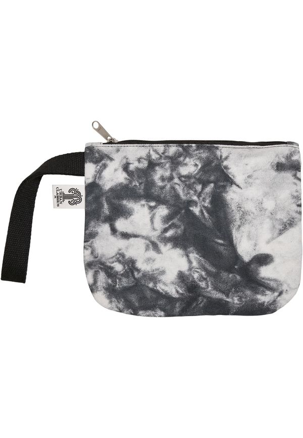 Urban Classics Accessoires Tie Dye Cosmetic Pouch Black/White