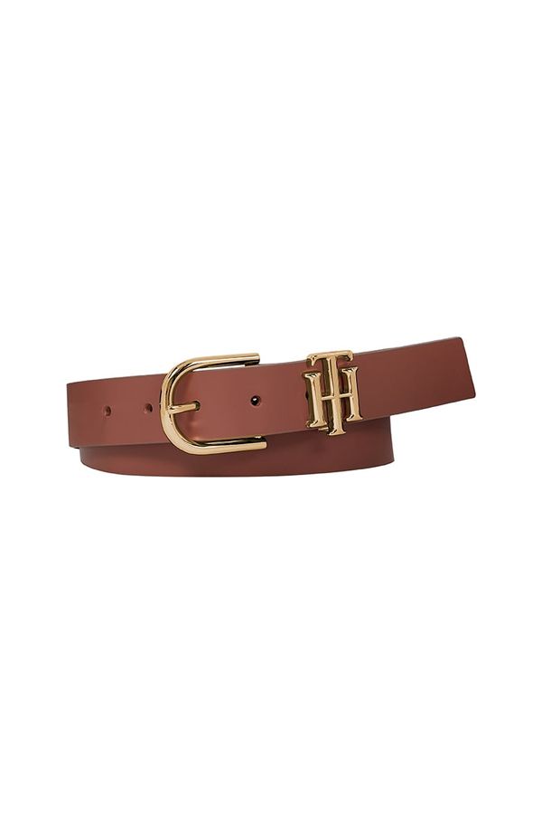 Tommy Hilfiger Tommy Hilfiger Belt - TH LUX LOGO 3.0 brown