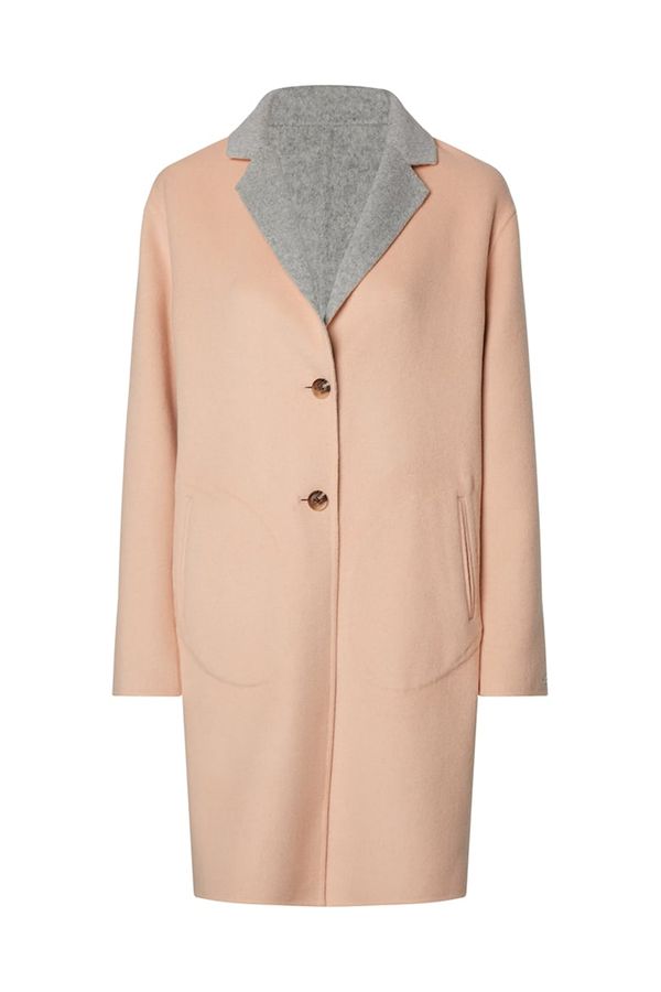 Tommy Hilfiger Tommy Hilfiger Coat - ALISON REV DF WOOL BLEND COAT pink