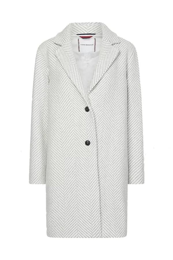 Tommy Hilfiger Tommy Hilfiger Coat - HERRINGBONE SB COAT grey