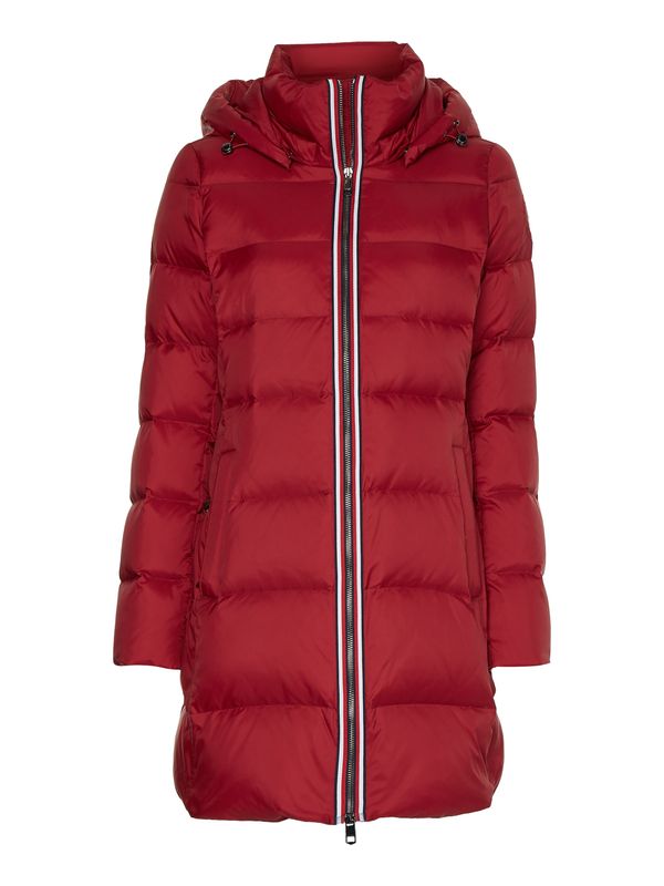 Tommy Hilfiger Tommy Hilfiger Jacket - GLOBAL STRIPE DOWN COAT red