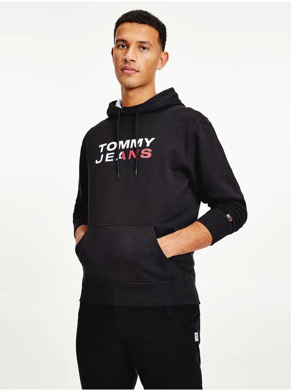 Tommy Hilfiger Jeans Tommy Hilfiger Jeans Sweatshirt - TJM ENTRY HOODIE black