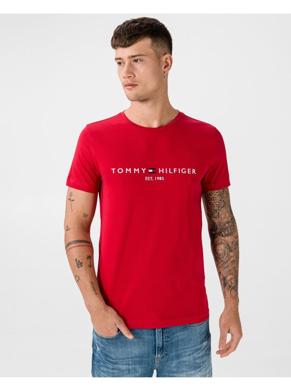 Tommy Hilfiger Tommy Hilfiger Men's Red T-Shirt - Men