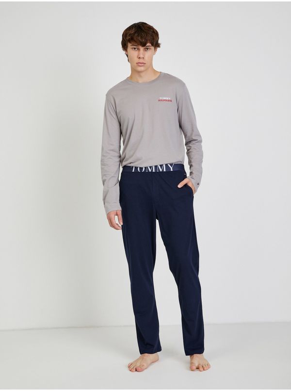 Tommy Hilfiger Tommy Hilfiger Pajamas - LS PANT JERSEY SET grey