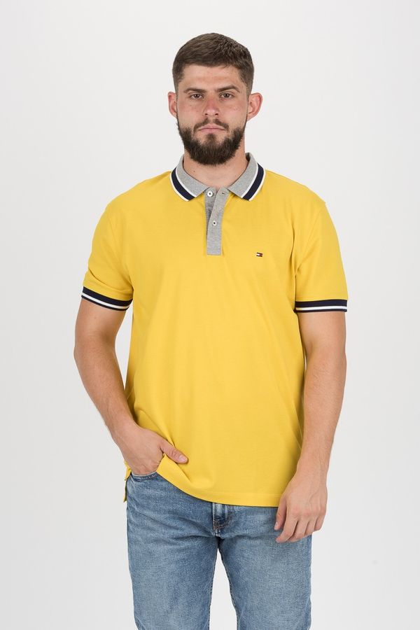 Tommy Hilfiger Tommy Hilfiger Polo shirt - CONTRAST PLACKET REGULAR POLO yellow