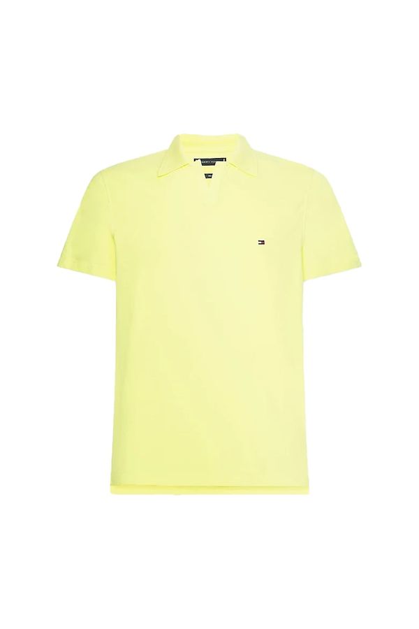Tommy Hilfiger Tommy Hilfiger Polo shirt - TECH LINEN SLIM POLO yellow