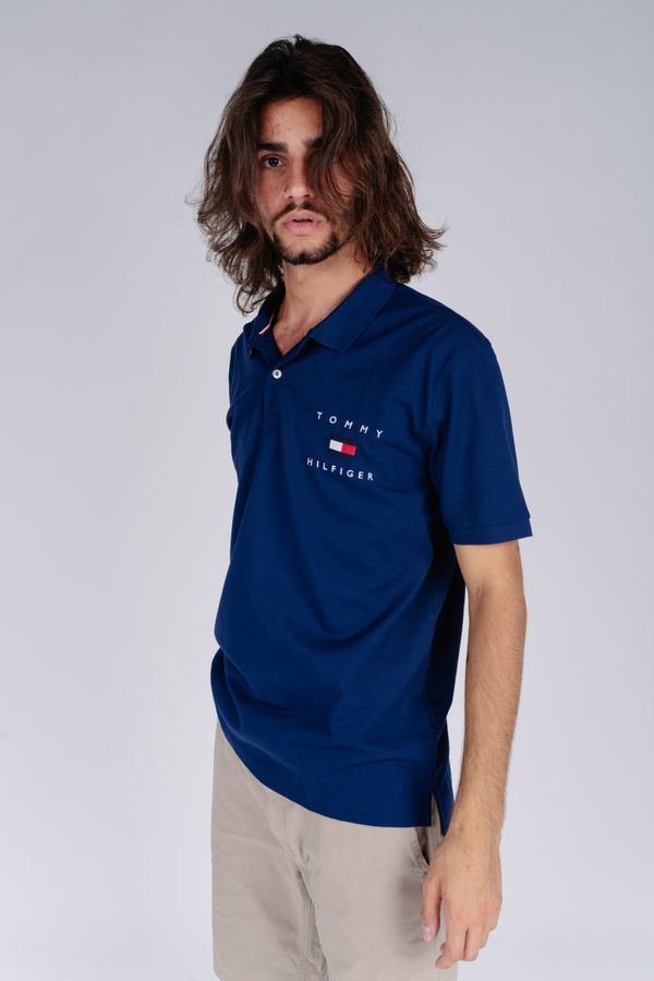 Tommy Hilfiger Tommy Hilfiger Polo Shirt - TOMMY FLAG HILFIGER REG POLO dark blue