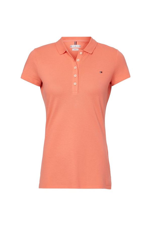 Tommy Hilfiger Tommy Hilfiger Polo T-shirt - SHORT SLEEVE SLIM POLO orange