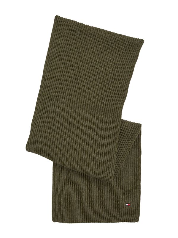 Tommy Hilfiger Tommy Hilfiger Scarf - ESSENTIAL FLAG KNITTED SCARF green