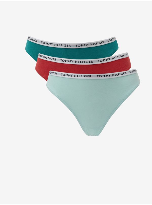 Tommy Hilfiger Tommy Hilfiger Set of three thongs in light blue, green and red Tommy H thong - Women