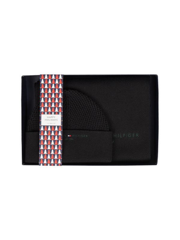 Tommy Hilfiger Tommy Hilfiger Set - TH HORIZON SCARF &amp; B black