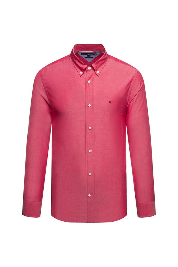 Tommy Hilfiger Tommy Hilfiger Shirt - NATURAL SOFT POPLIN SHIRT red