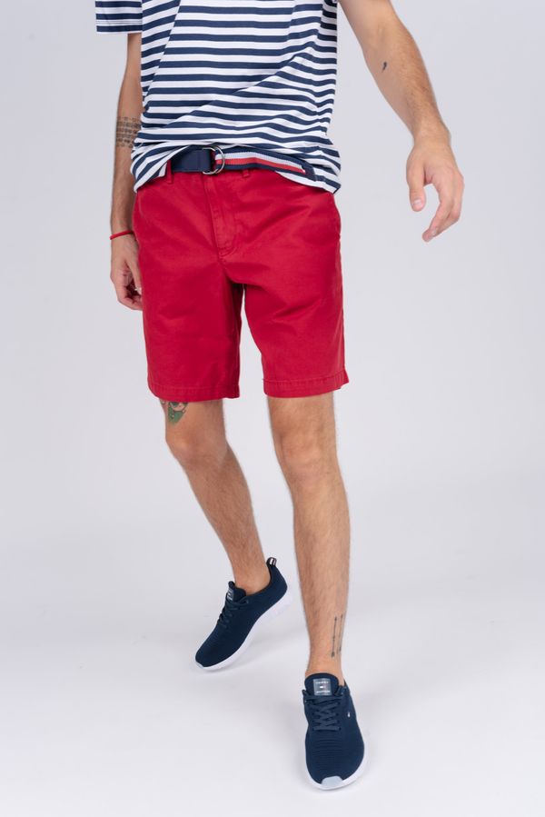 Tommy Hilfiger Tommy Hilfiger Shorts - BROOKLYN SHORT LIGHT TWILL BELT red