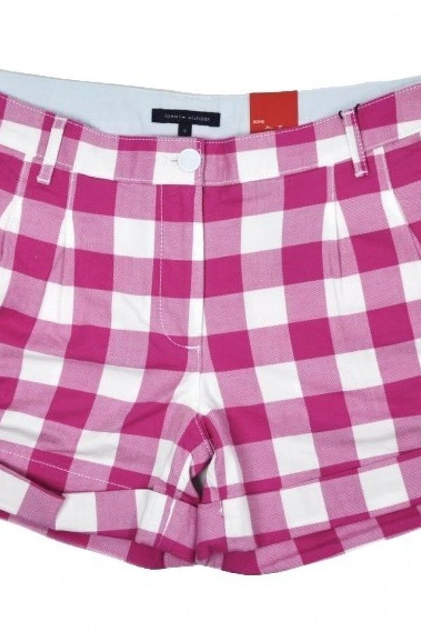 Tommy Hilfiger Tommy Hilfiger Shorts - Gina Gingham Rom White Pink