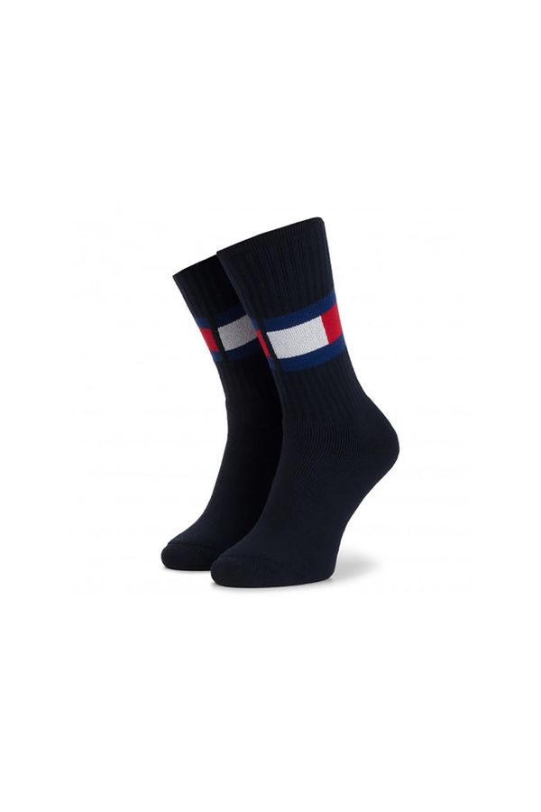 Tommy Hilfiger Tommy Hilfiger Socks - TH JEANS FLAG 1P dark blue