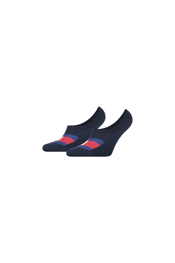 Tommy Hilfiger Tommy Hilfiger Socks - TH MEN FOOTIE 2P FLAG dark blue