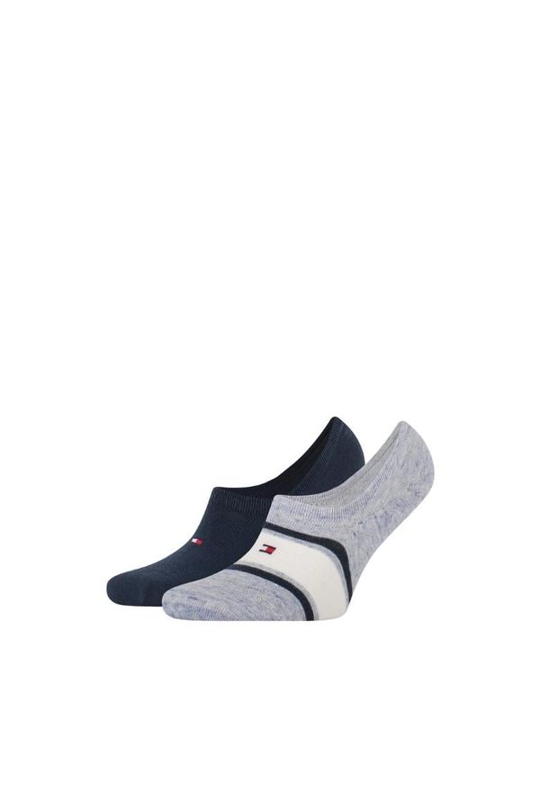 Tommy Hilfiger Tommy Hilfiger Socks - TH MEN FOOTIE HIGH CUT 2P MULTICOLOR MELANGE multicolor