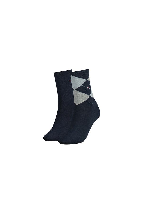 Tommy Hilfiger Tommy Hilfiger Socks - TH WOMEN CHECK SOCK 2P black