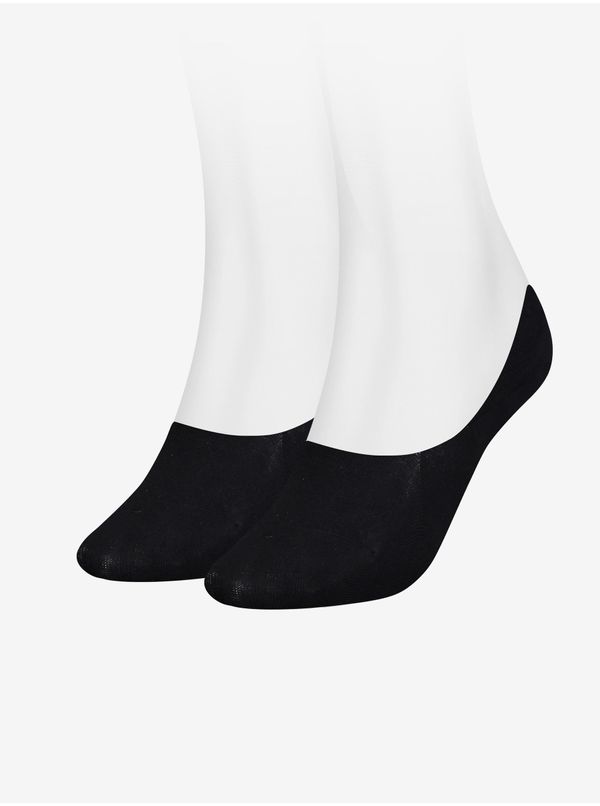 Tommy Hilfiger Tommy Hilfiger Socks - TH WOMEN FOOTIE 2P black