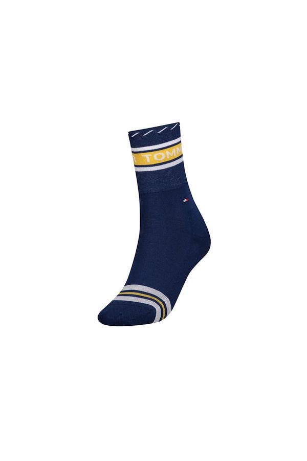 Tommy Hilfiger Tommy Hilfiger Socks - TH WOMEN SOCK 1P LOGO SOCK dark blue