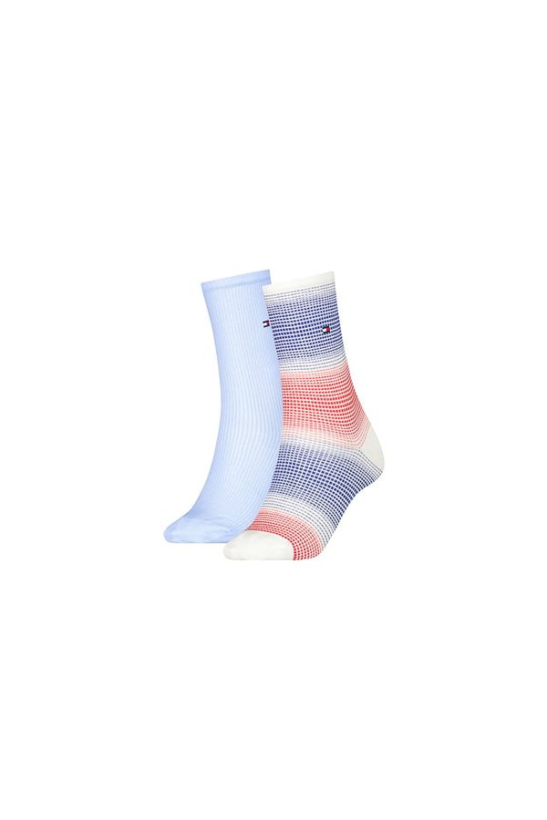 Tommy Hilfiger Tommy Hilfiger Socks - TH WOMEN SOCK 2P GRADIENT STRIPE colorful