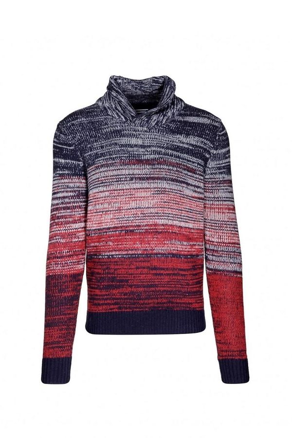 Tommy Hilfiger Tommy Hilfiger Sweater - ETON SHAWL-NK CF dark blue-red