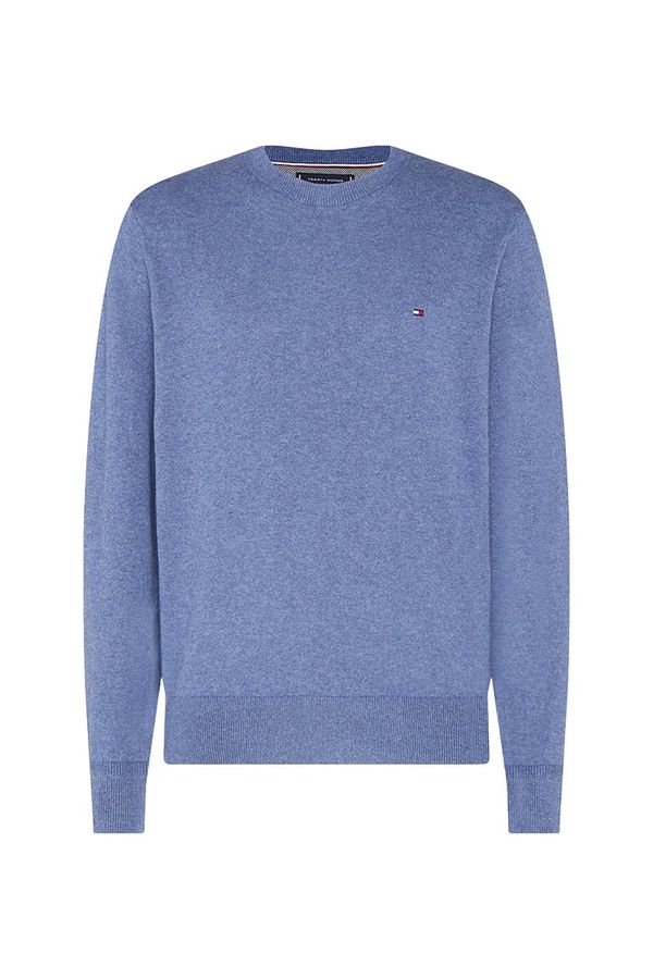 Tommy Hilfiger Tommy Hilfiger Sweater - PIMA COTTON CASHMERE CREW NECK blue