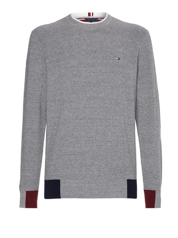 Tommy Hilfiger Tommy Hilfiger Sweater - RWB BLOCK PLACEMENT CREW grey