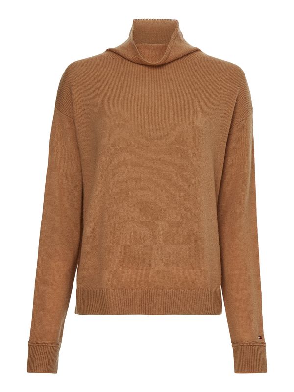 Tommy Hilfiger Tommy Hilfiger Sweater - SOFTWOOL MOCK-NK SWE brown