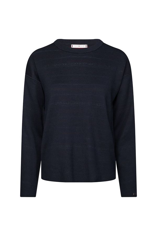 Tommy Hilfiger Tommy Hilfiger Sweater - VELMA REVERSIBLE SWTR dark blue