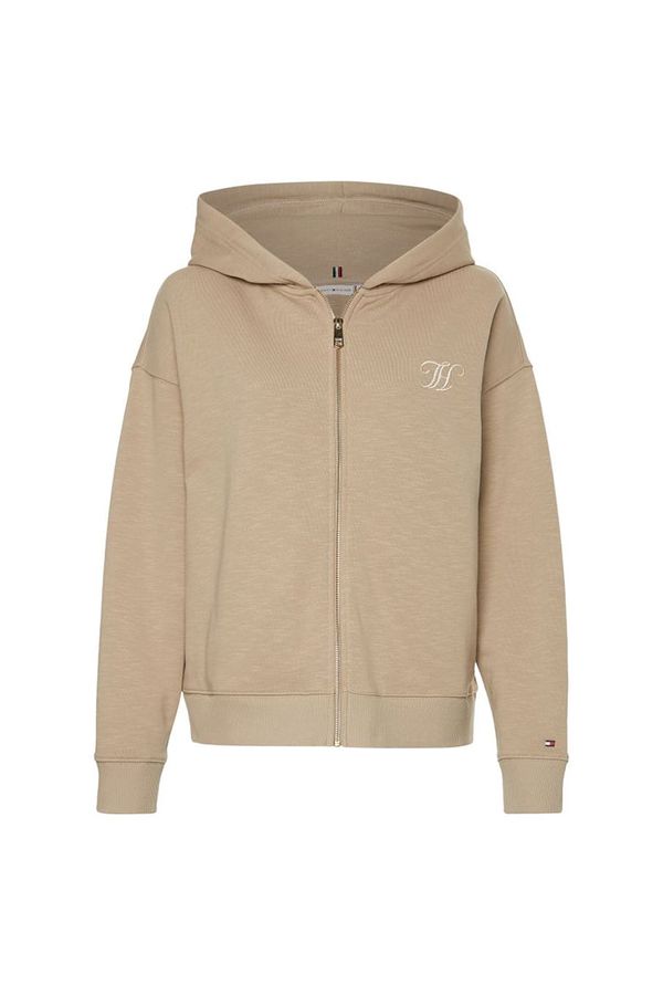 Tommy Hilfiger Tommy Hilfiger Sweatshirt - RELAXED TH FULL ZIP HOODIE beige