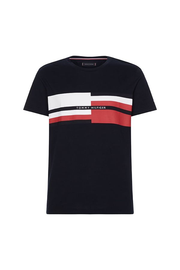 Tommy Hilfiger Tommy Hilfiger T-shirt - ABSTRACT STRIPE TEE dark blue