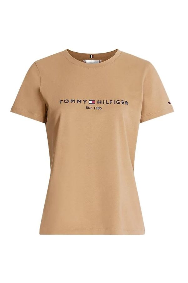 Tommy Hilfiger Tommy Hilfiger T-shirt - REGULAR HILFIGER C-N brown