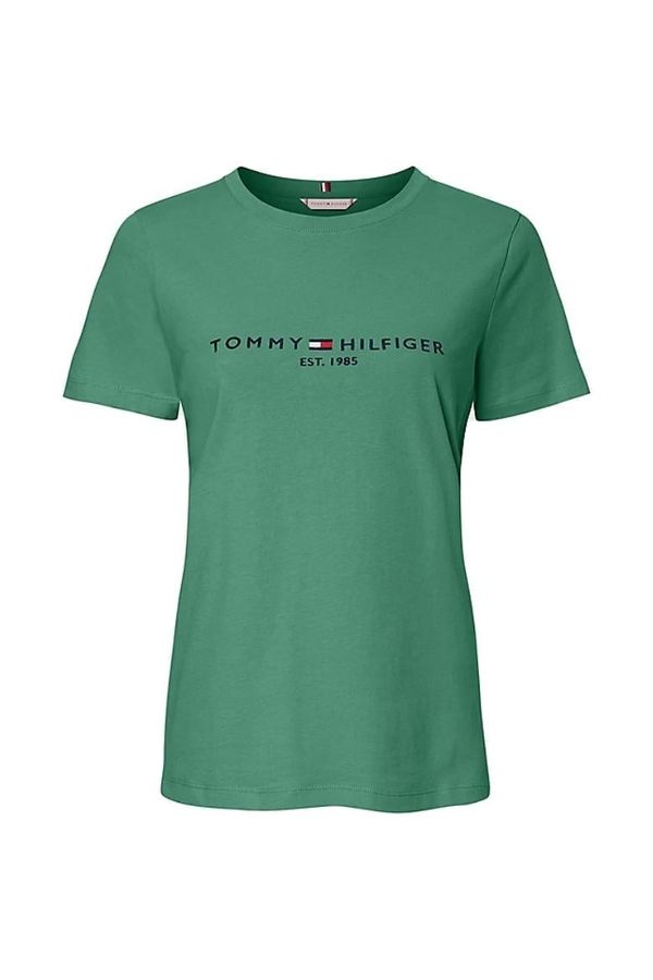 Tommy Hilfiger Tommy Hilfiger T-Shirt - REGULAR HILFIGER C-NK TEE SS green