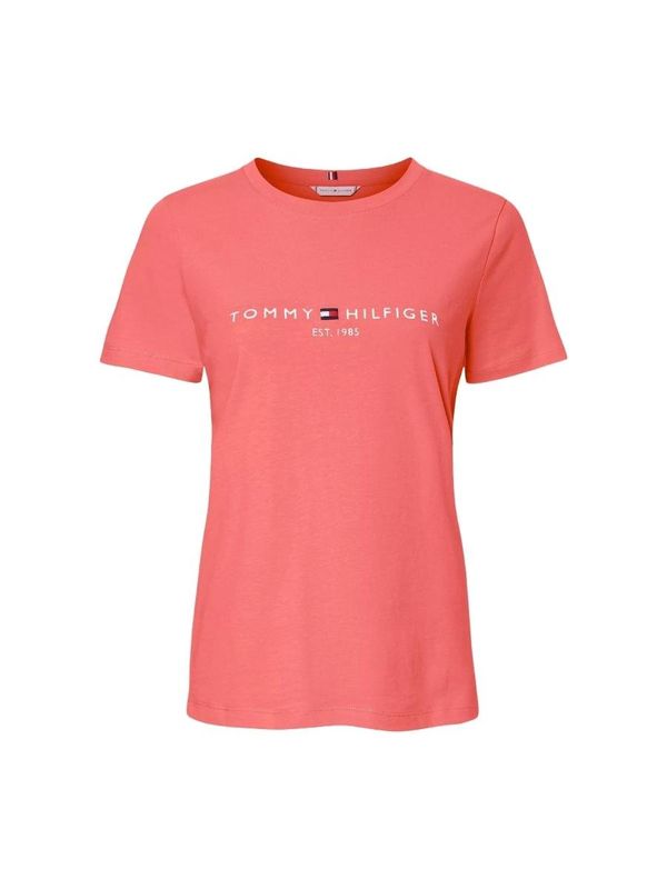 Tommy Hilfiger Tommy Hilfiger T-Shirt - REGULAR HILFIGER C-NK TEE SS orange