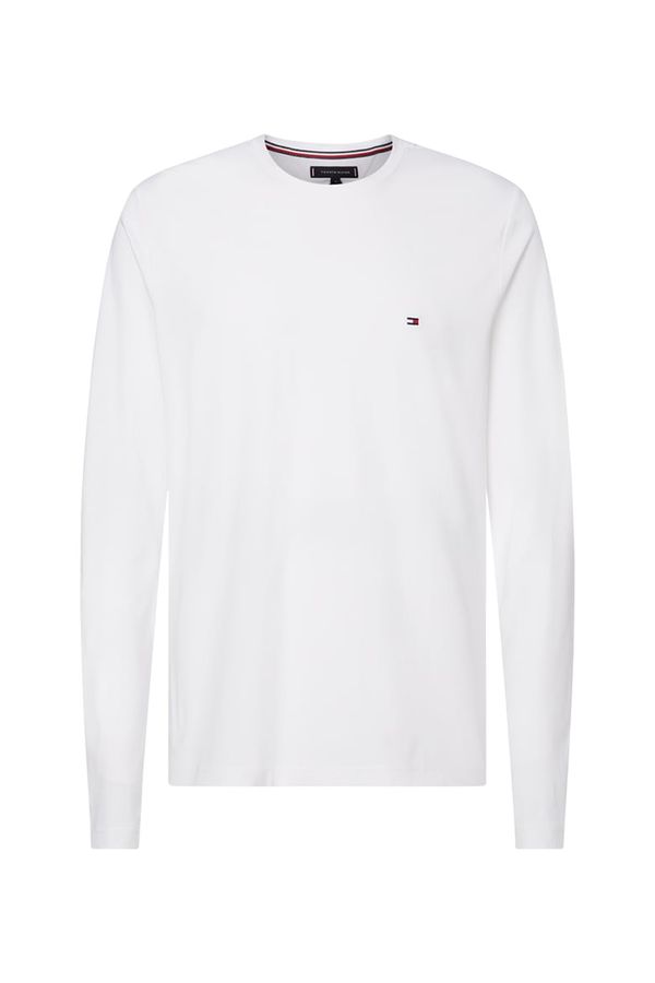 Tommy Hilfiger Tommy Hilfiger T-Shirt - STRETCH SLIM FIT LONG SLEEVE TEE white