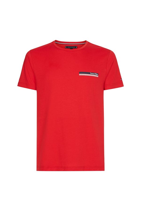 Tommy Hilfiger Tommy Hilfiger T-Shirt - TH COOL SMALL CORP CHEST TEE red