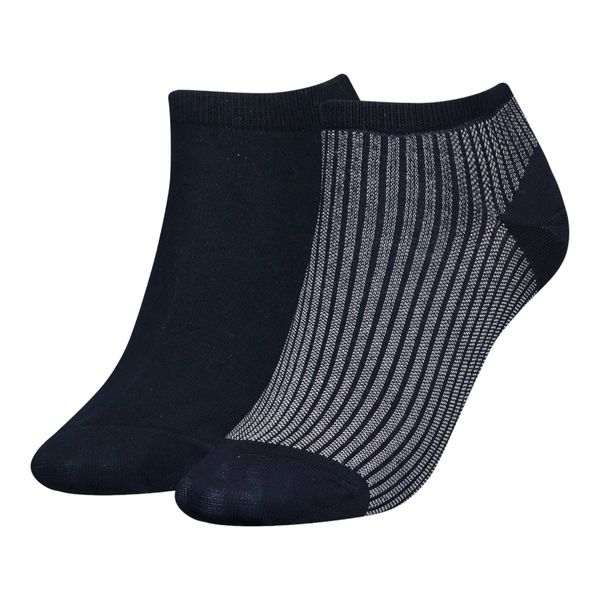 Tommy Hilfiger Tommy Hilfiger Woman's 2Pack Socks 701222650002 Navy Blue