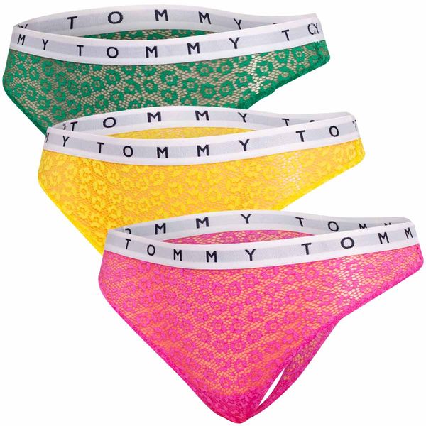 Tommy Hilfiger Tommy Hilfiger Woman's 3Pack Thong Brief UW0UW025240Y0