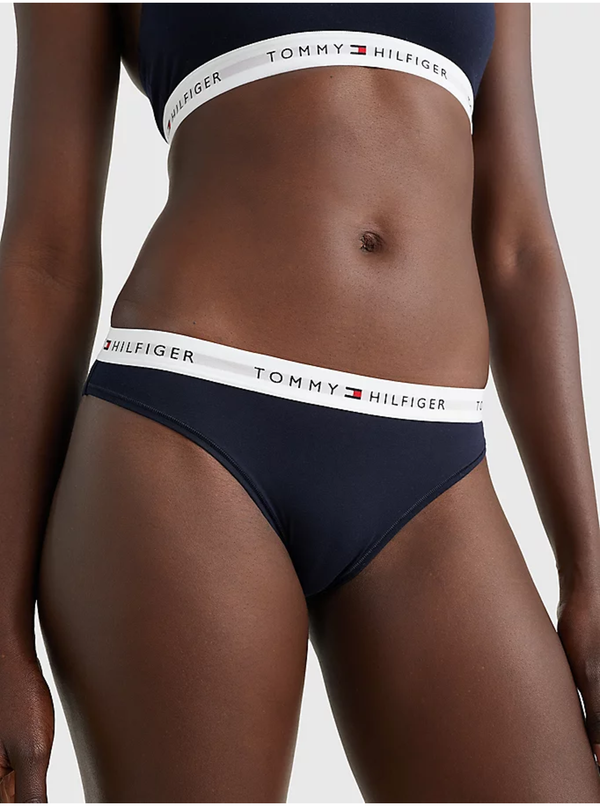 Tommy Hilfiger Tommy Hilfiger Woman's Thong Brief UW0UW03836DW5 Navy Blue