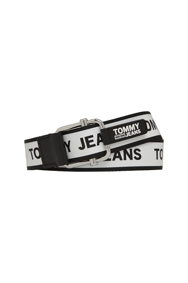Tommy Hilfiger Tommy Jeans Belt - TJW LOGO TAPE REV WEB BELT 3.5 black and white