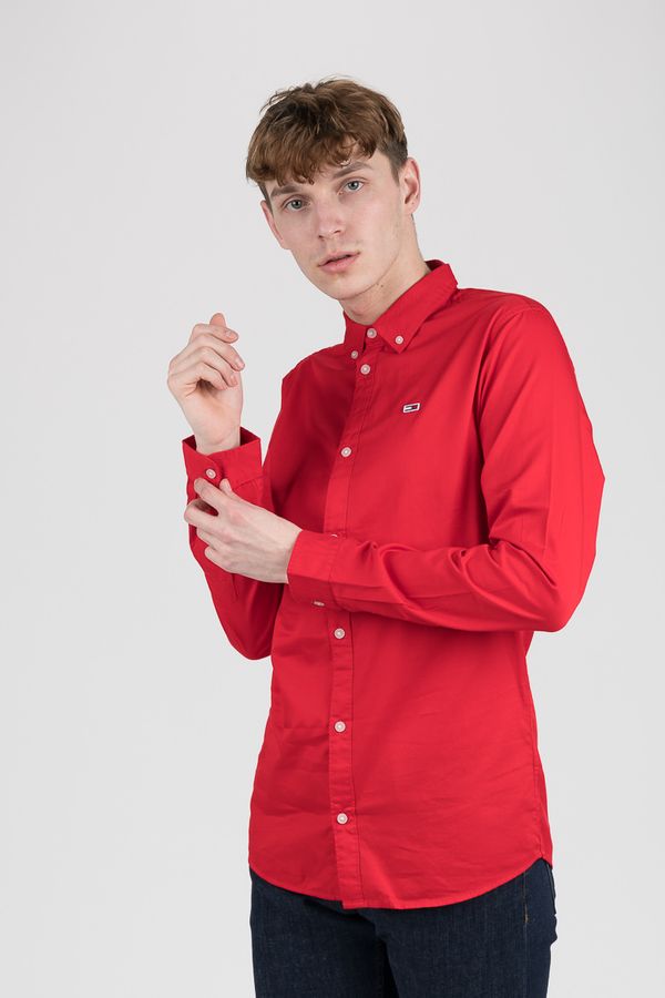 Tommy Hilfiger Tommy Jeans Shirt - TJM LIGHT TWILL SHIRT red