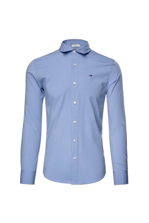 Tommy Hilfiger Tommy Jeans Shirt - Tommy Hilfiger TJM ORIGINAL STRETCH SHIRT pale blue