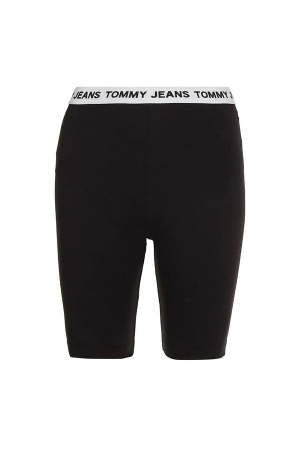 Tommy Hilfiger Tommy Jeans Shorts - TJW LOGO WAISTBAND CYCLE SHORT black